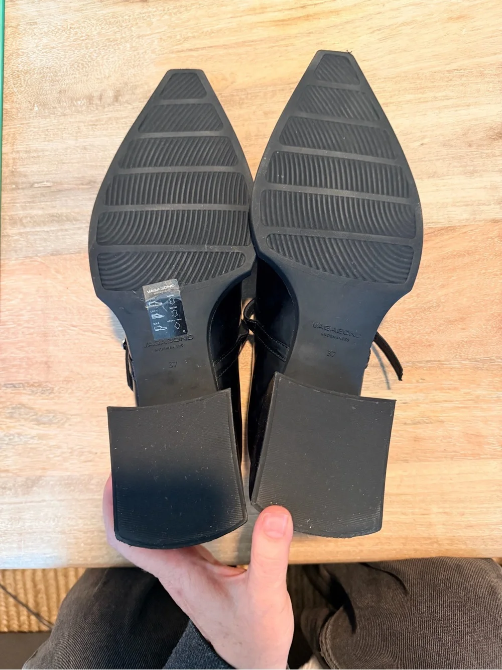 Vagabond Vivian Maryjane Heels Black Leather size 37